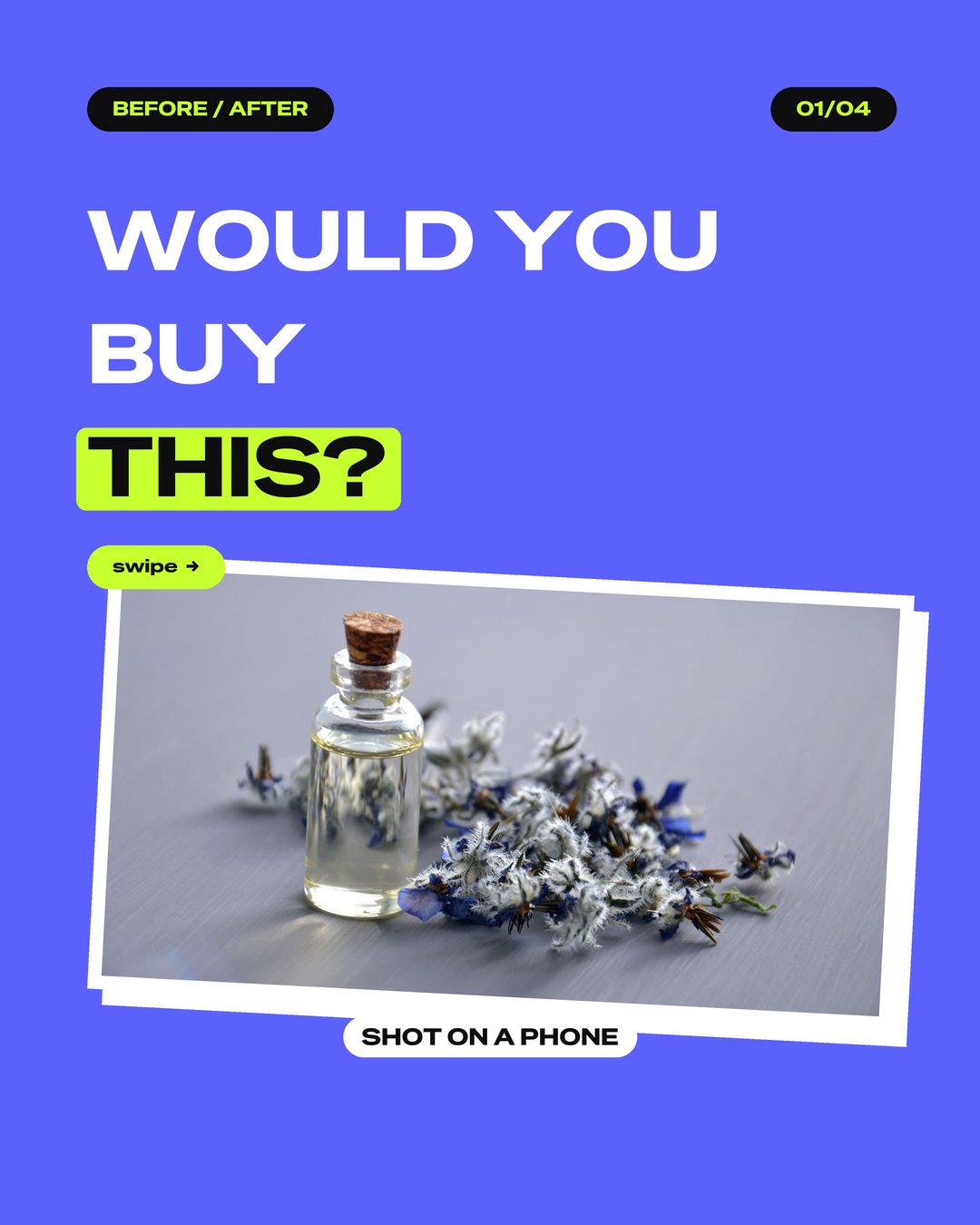 Would you buy this? A plain phone snapshot of a product
