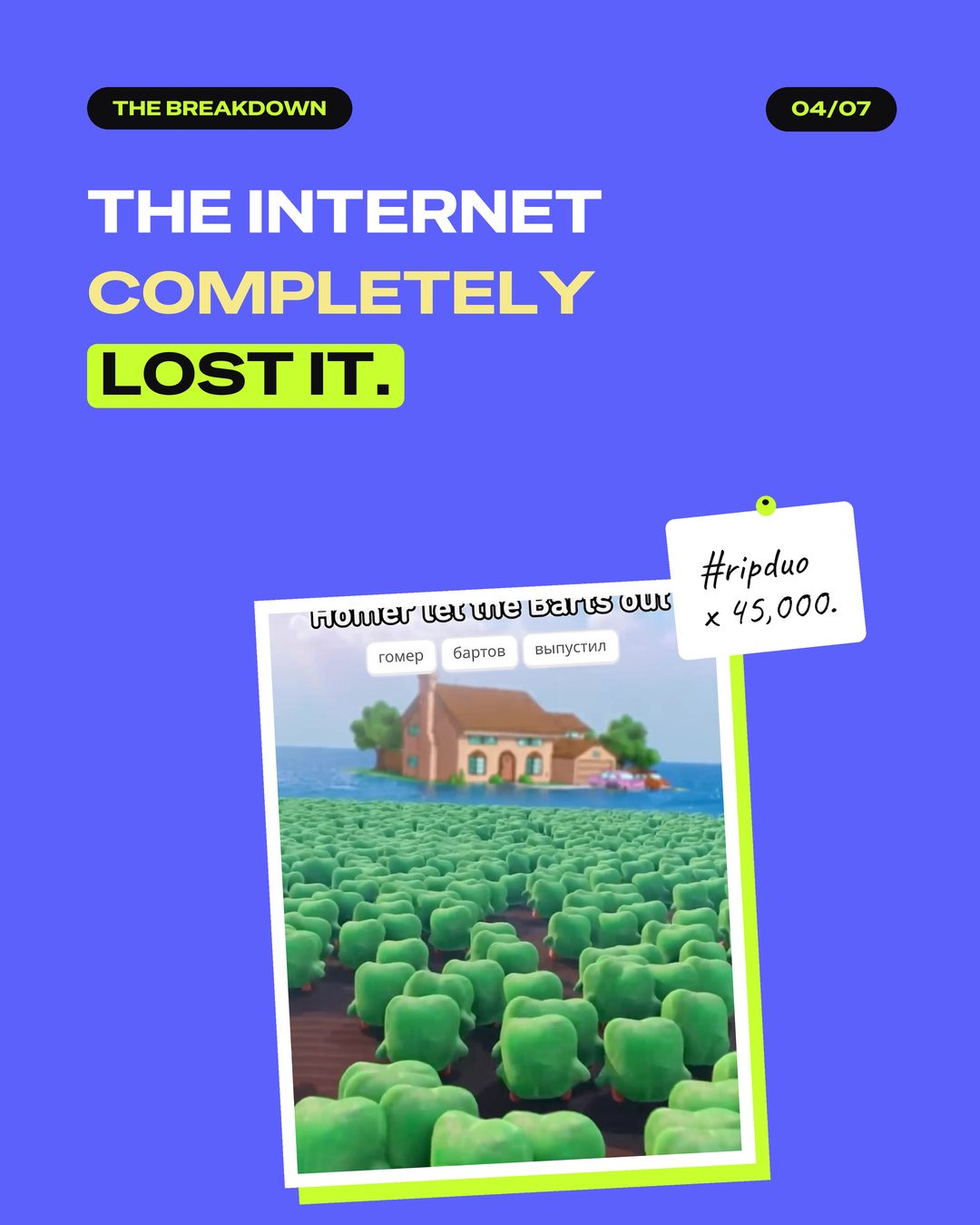 The internet completely lost it