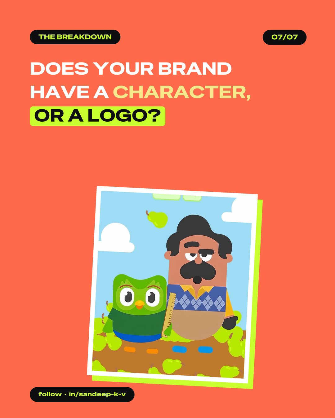 Does your brand have a character or a logo?