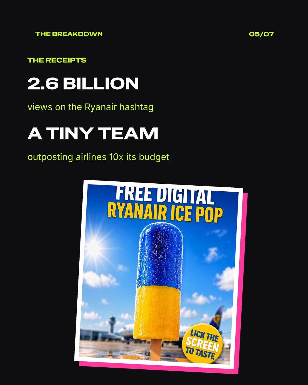 The receipts: 2.6 billion views