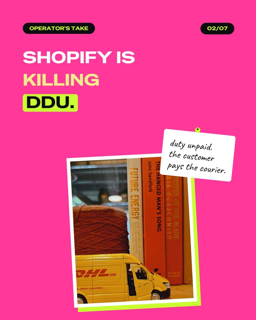 Shopify is killing DDU