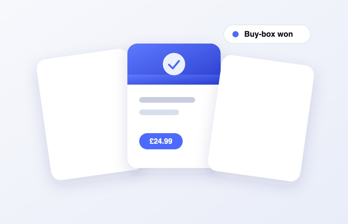 Marketplace channels and buy-box graphic