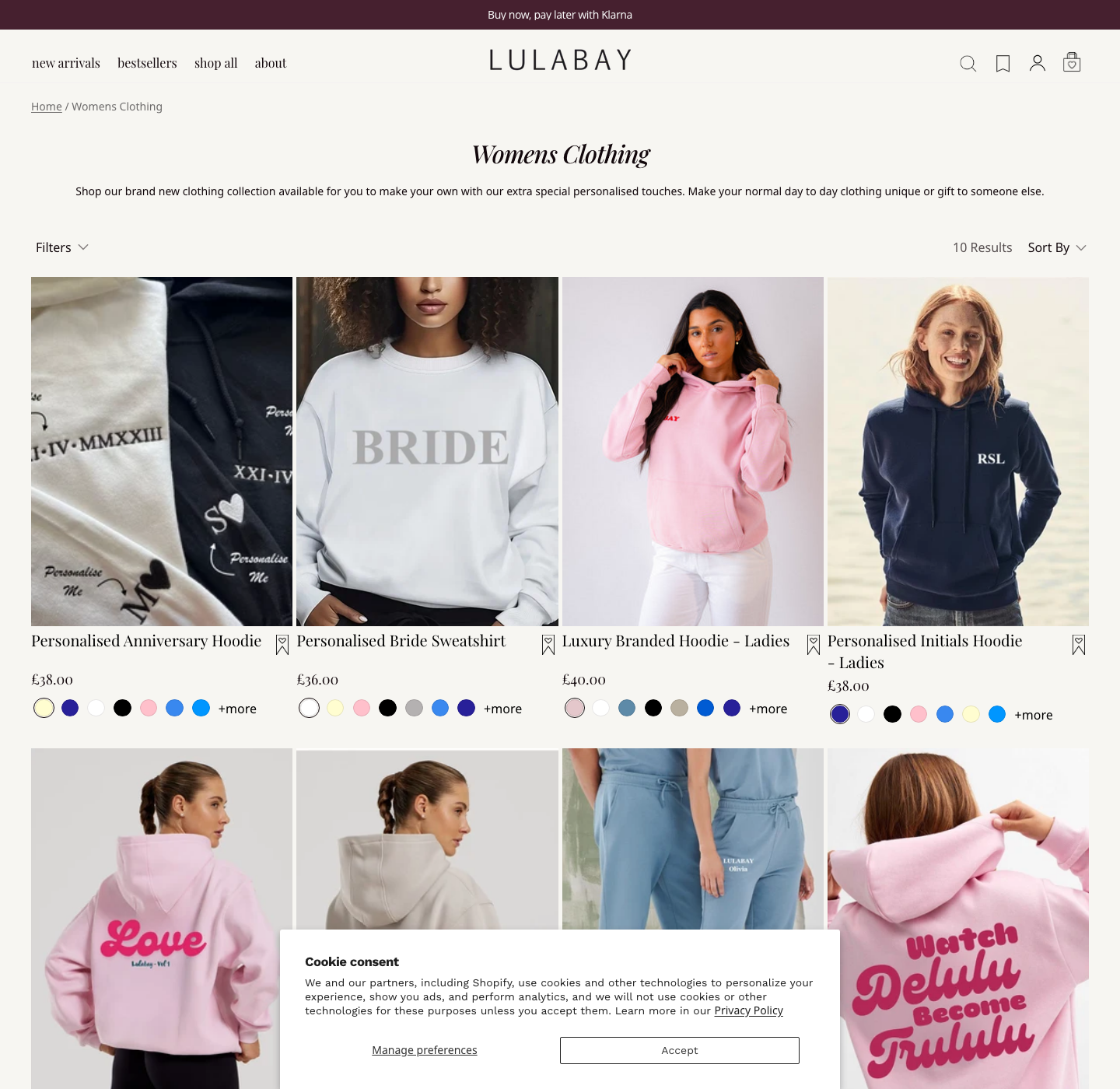 Womens clothing