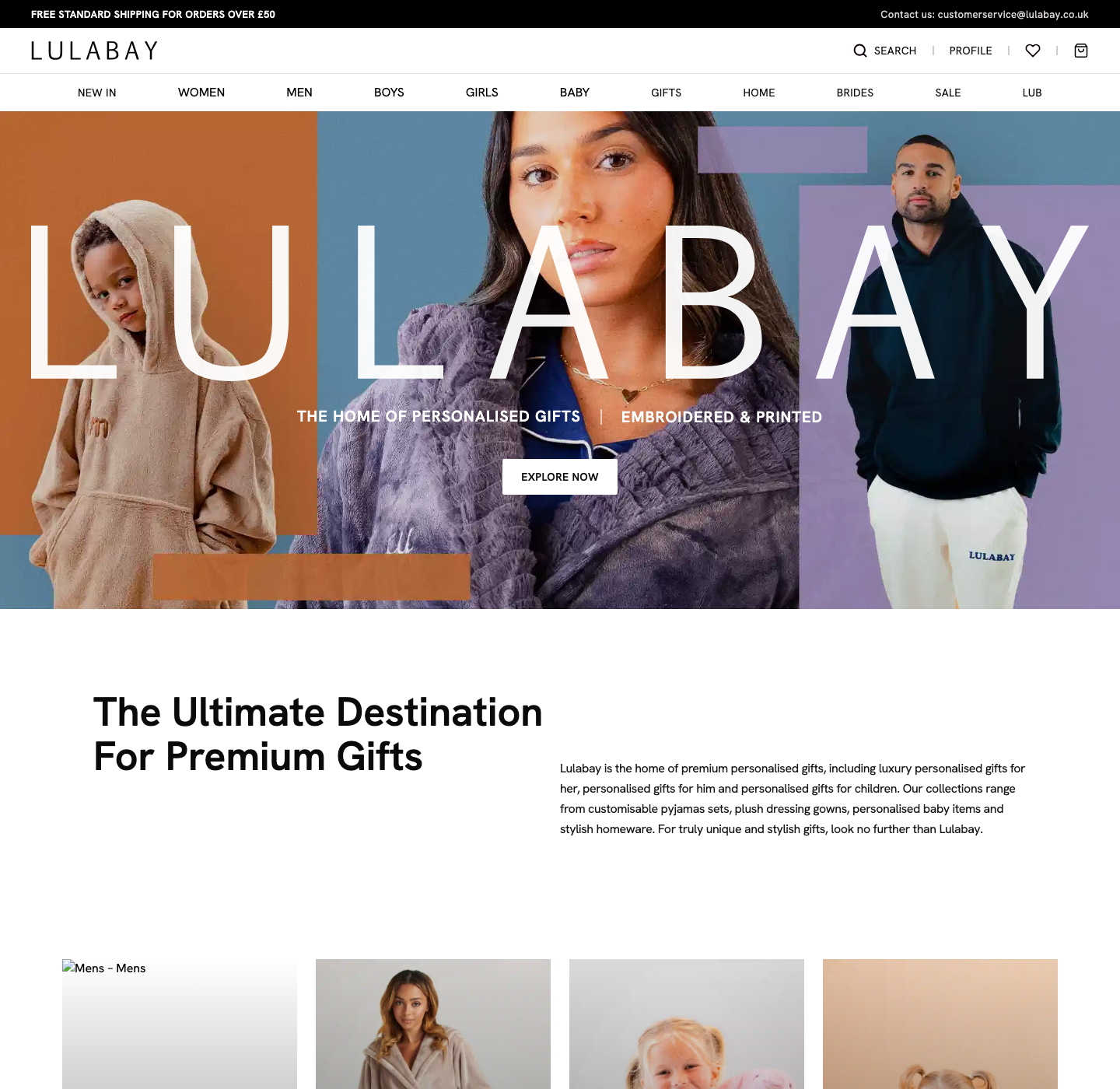 lulabay.store homepage