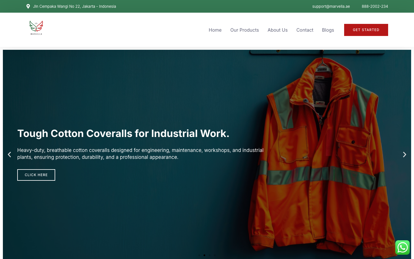 marvella.ae homepage