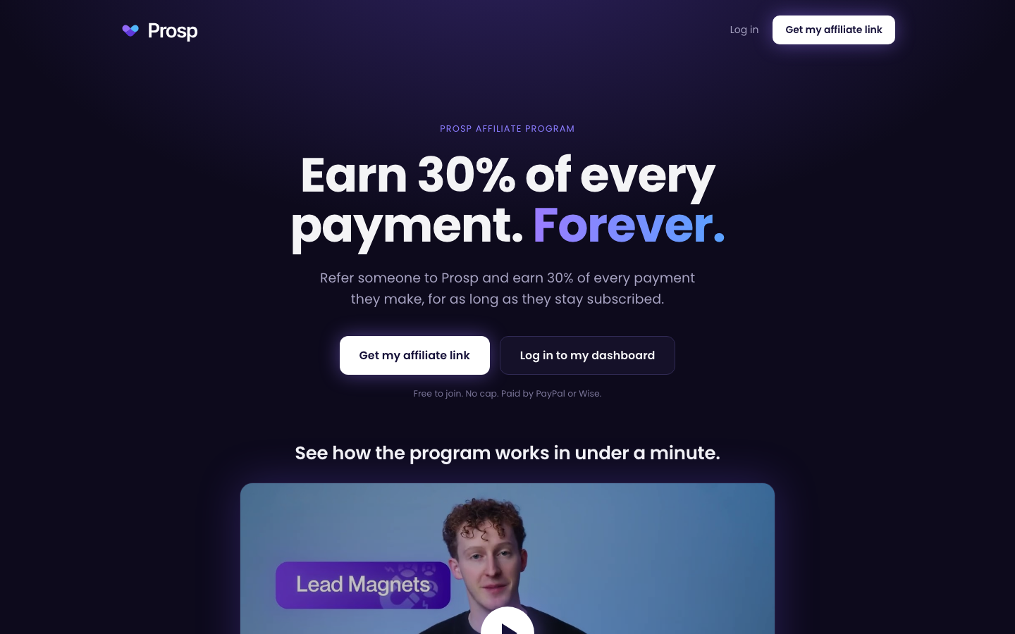 Partners page